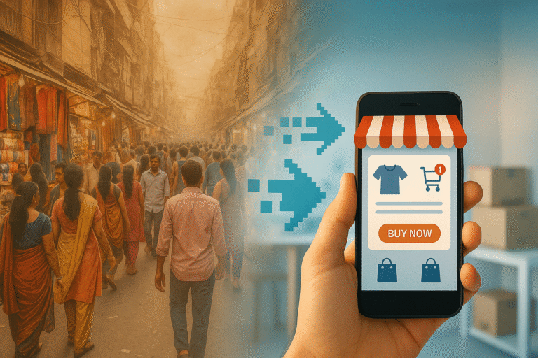From Sadar Bazaar to Online Bazaar